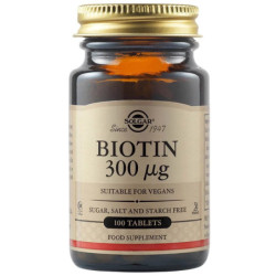 Solgar Biotin 300mcg,...