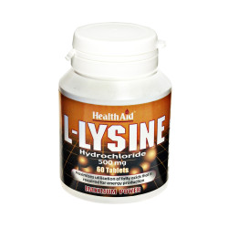 Health Aid L-Lysine 500mg,...