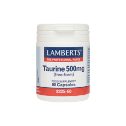 LAMBERTS TAURINE 500MG 60CAPS